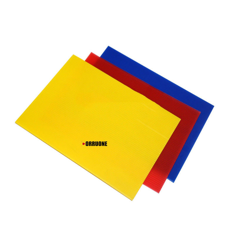 Pp 4x8 4mm 5mm Correx Gecanneleerde Aangepaste Raad van Raads de Witte Correx