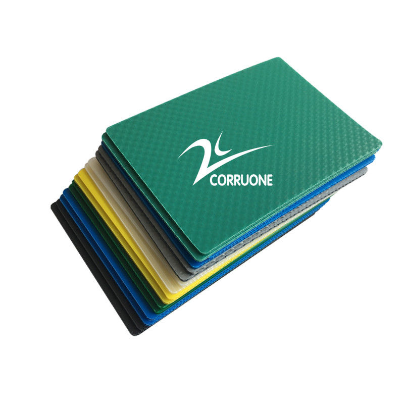 Gele Coroplast-Raad 5mm 6mm 8mm Golf Plastic Bladen 4x8
