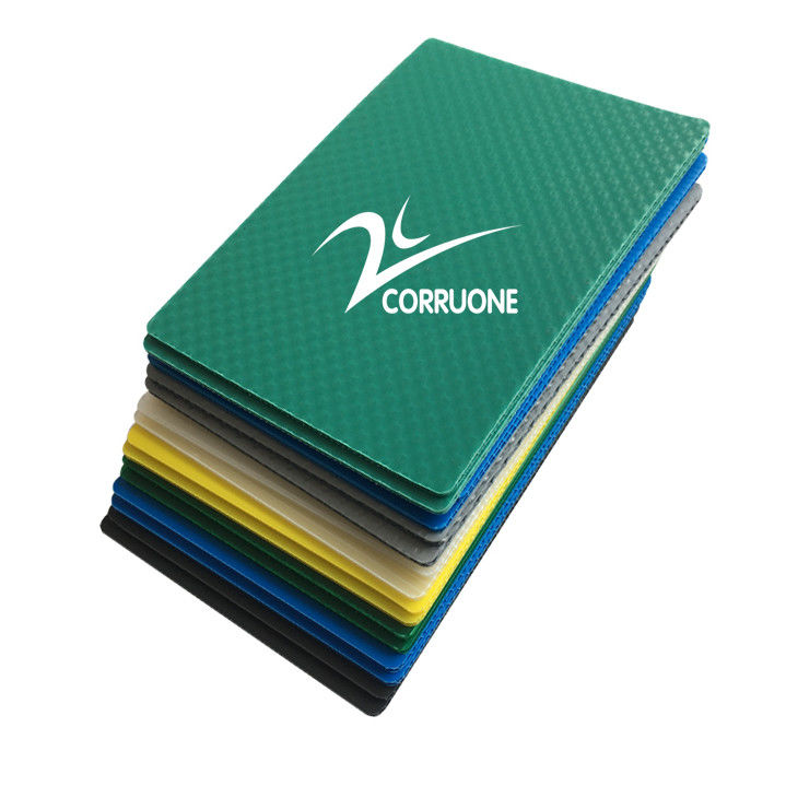 Gele Coroplast-Raad 5mm 6mm 8mm Golf Plastic Bladen 4x8