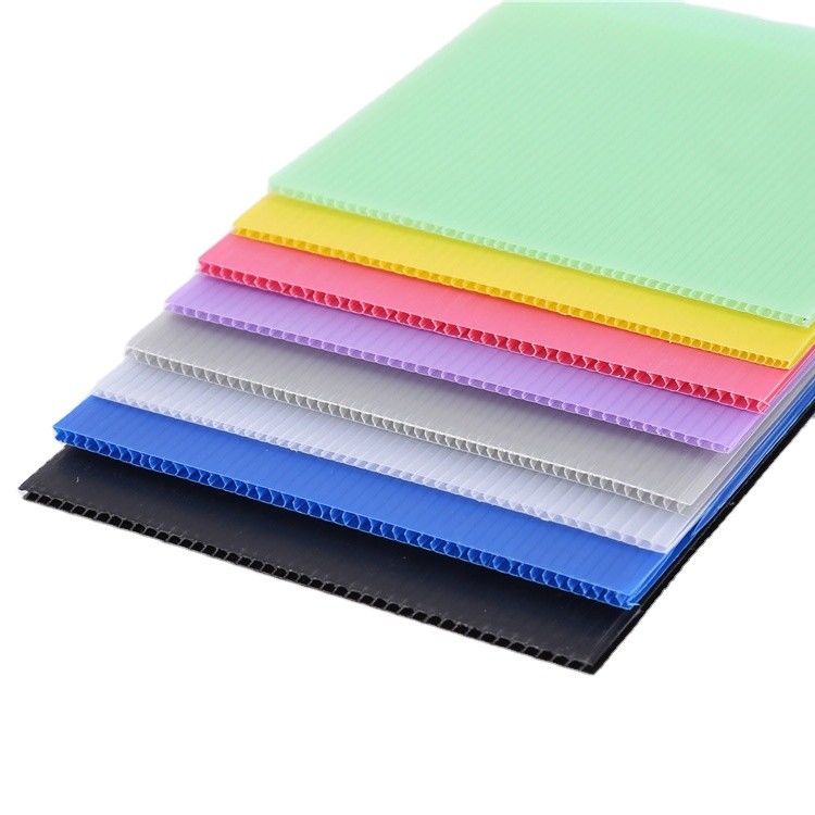 Corfluteplaat 2mm 3mm 4mm 5mm 6mm 7mm golfgroot plastic plaat correx board polypropyleen honingraat paneel