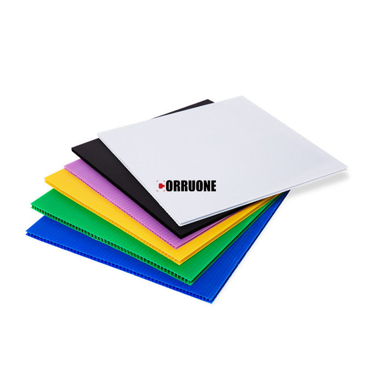 Zwarte Corflute 2400 X 1200 Correx Bescherming 2mm12mm van de Bladvloer