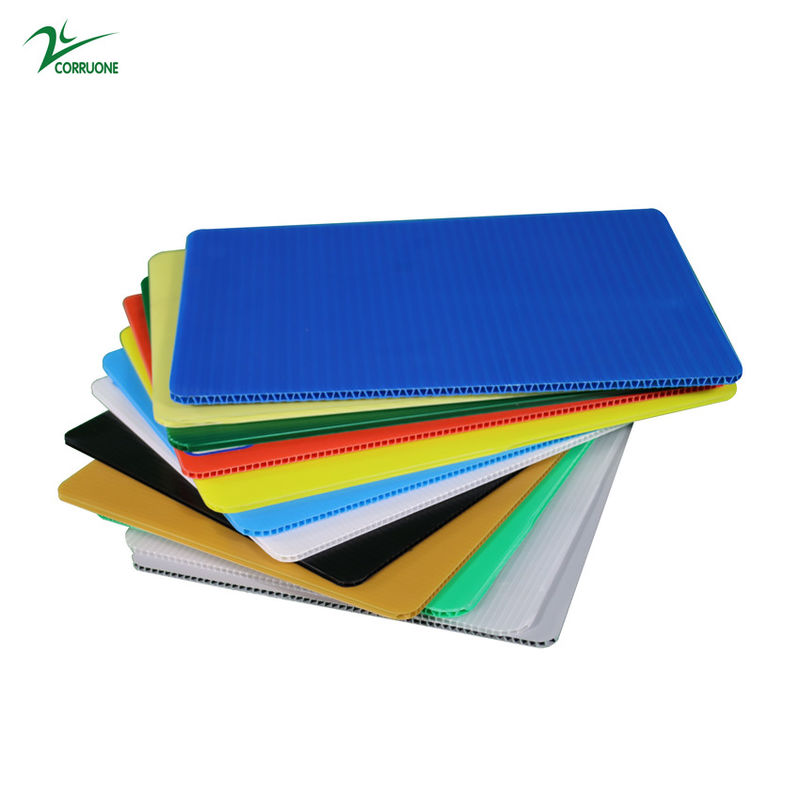 Zwarte Corflute 2400 X 1200 Correx Bescherming 2mm12mm van de Bladvloer