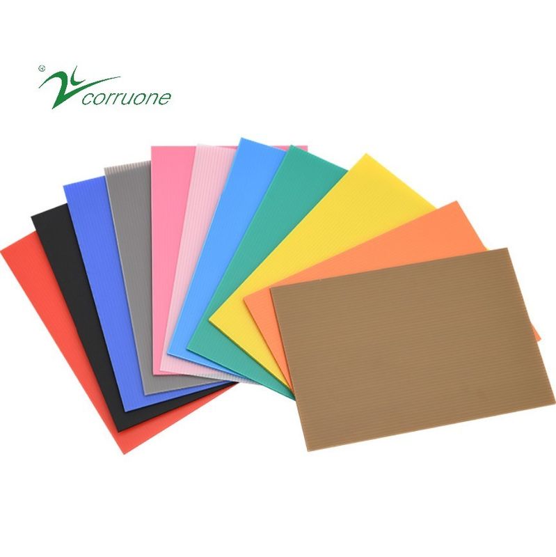 Zwarte Corflute 2400 X 1200 Correx Bescherming 2mm12mm van de Bladvloer