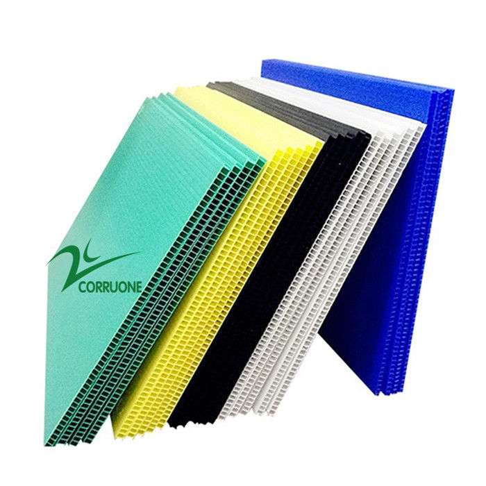 4x8 5mm Corflute-van het de Beschermingsblad van Bladen de Holle Corflute Groene Zwarte