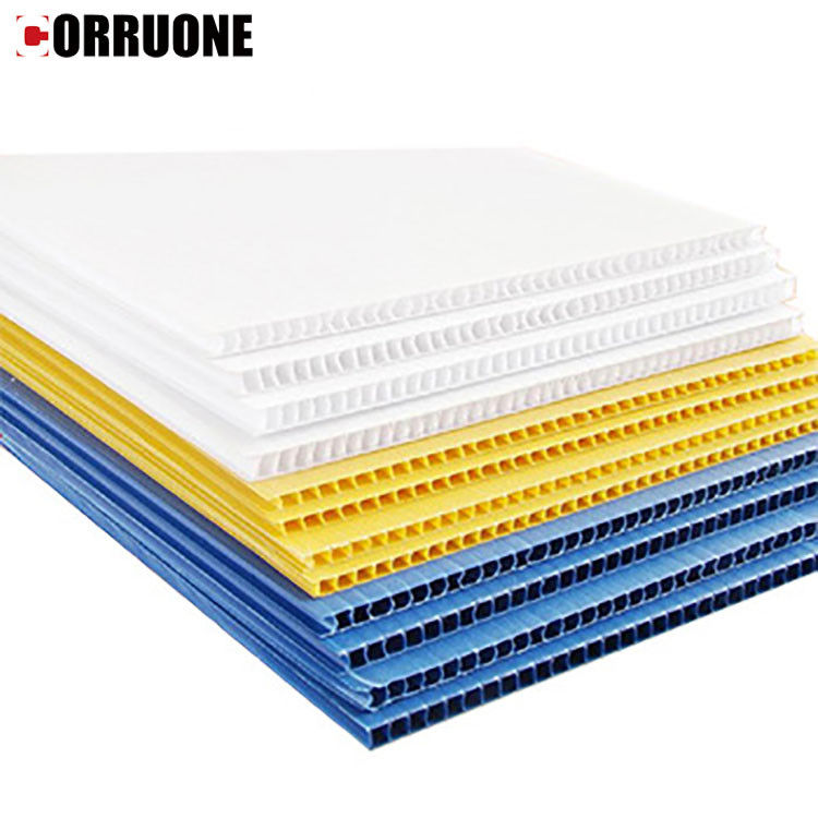 Pp 3mm Corflute-de Beschermingsbladen van de Bladcorrex Golf Plastic Vloer