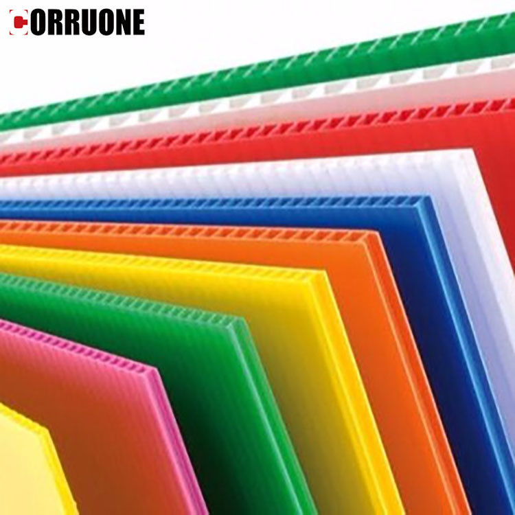Pp 3mm Corflute-de Beschermingsbladen van de Bladcorrex Golf Plastic Vloer