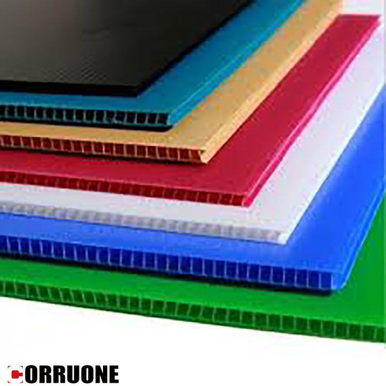 Pp 3mm Corflute-de Beschermingsbladen van de Bladcorrex Golf Plastic Vloer
