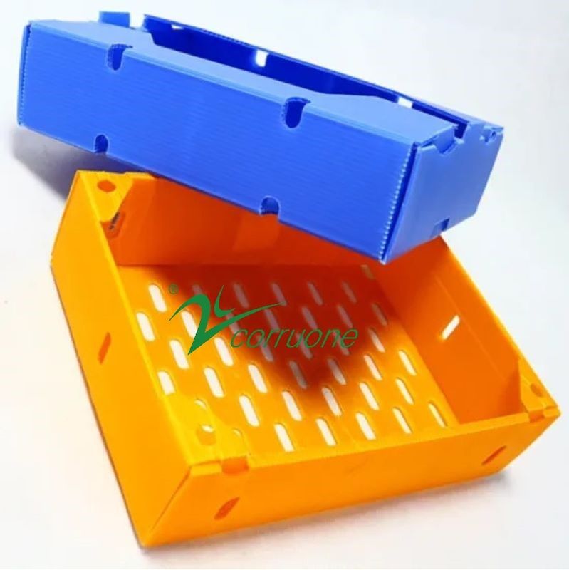 Corruone PP polypropyleen danpla plastic doos correx beschermplaat polyfluchtplaten golfmatige plastic verpakkingsdozen