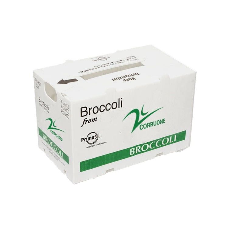OEM-fabriek produceren PP plastic gegolfde doos voor verse zoete maïs broccoli aubergine gember doos