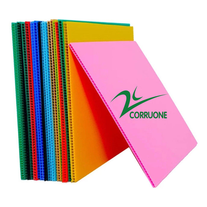 Handgemaakte zwarte coroplastplaten 4ft x 8ft voor tijdelijke structuren en PP holle platen